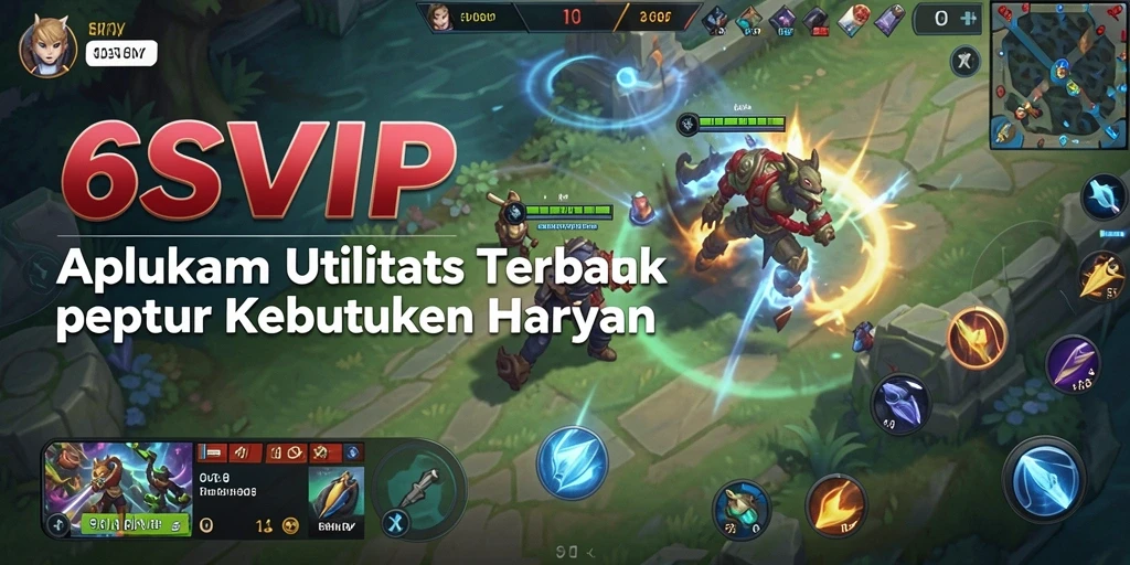 Tampilan antarmuka utama 6SVIP yang menarik dan fungsional.
