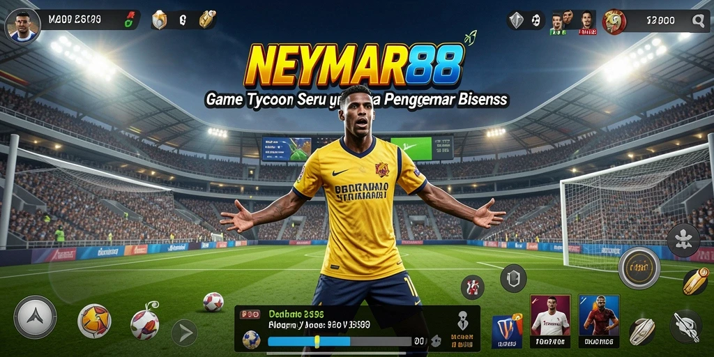Tampilan gameplay <strong>NEYMAR88</strong> yang menarik dan penuh strategi bisnis.