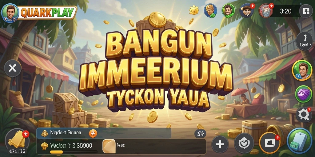 Tampilan gameplay <strong>QUARKPLAY</strong> yang menarik dan penuh strategi Tycoon.