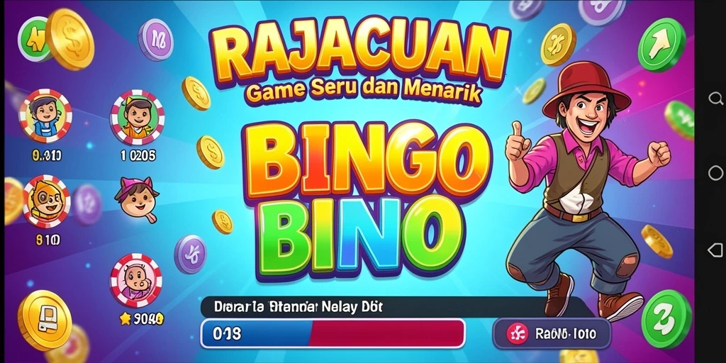 Tampilan menarik pada gameplay Bingo RAJACUAN.