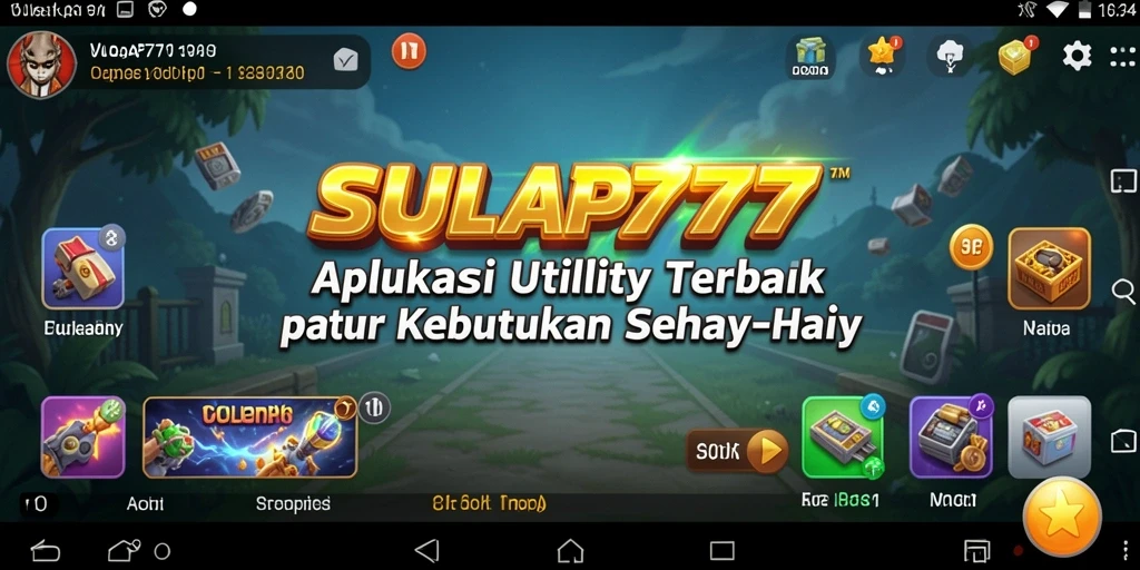 Tampilan antarmuka SULAP777 yang intuitif dan fungsional.